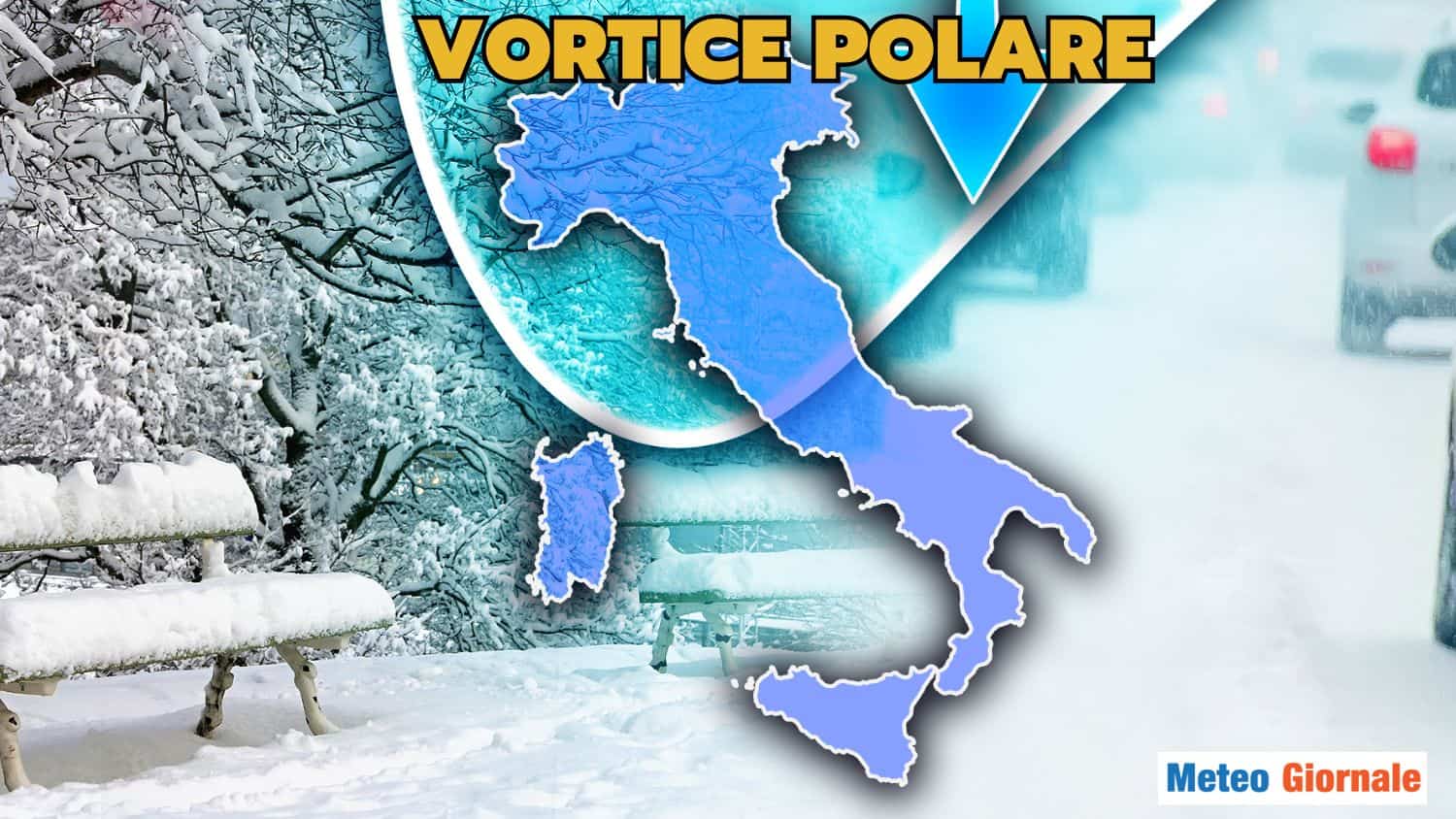 Inizia il vero Inverno, complice il Vortice Polare