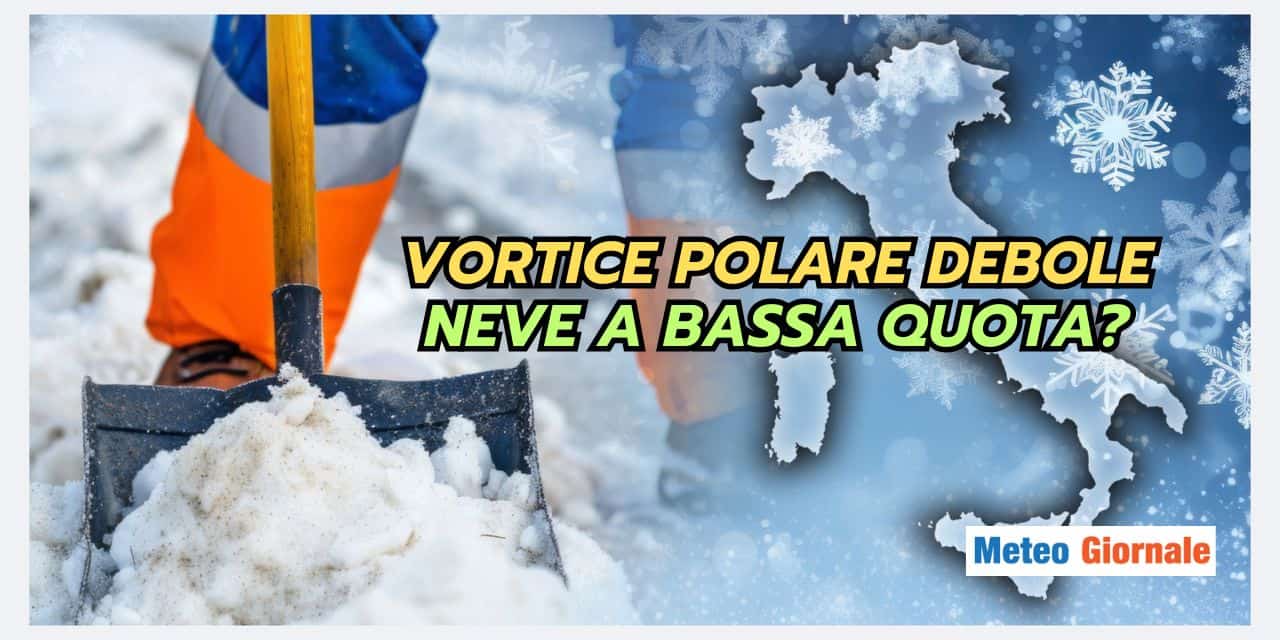 Indebolimento del VORTICE POLARE: conseguenze meteo per l’Italia