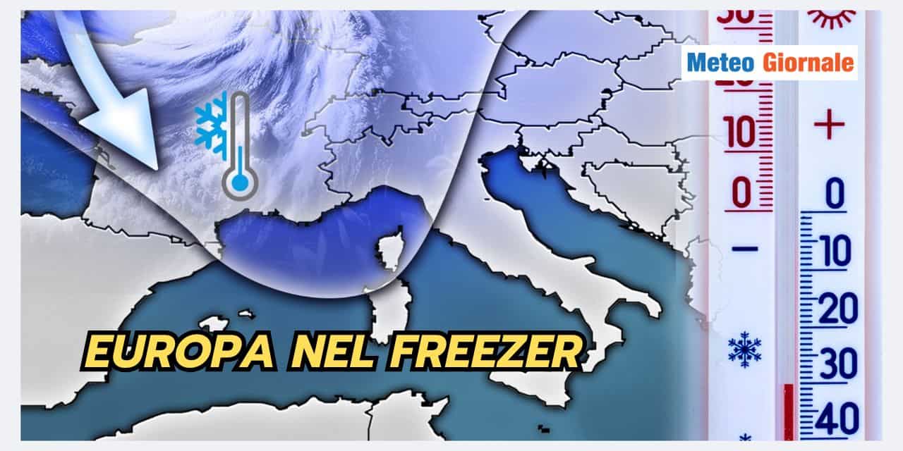 Meteo: temperature IN PICCHIATA in Europa, conseguenze in Italia
