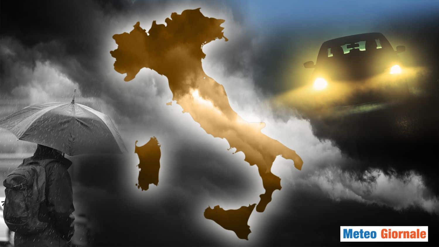 Meteo: inizio di Settimana ancora con PIOGGE, vediamo dove