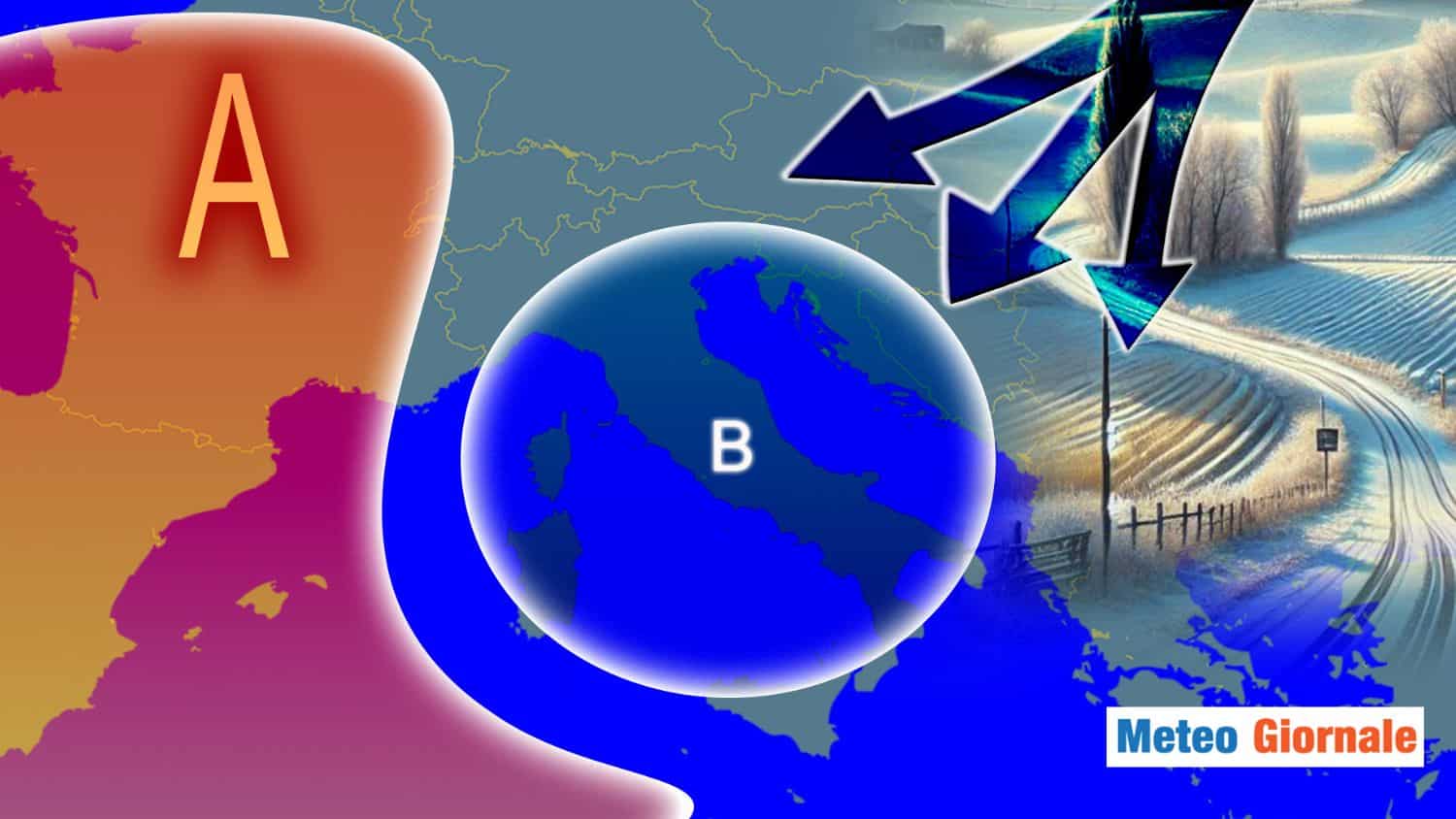 Meteo: IMMINENTE nuovo nucleo Gelido dai Balcani, alluvioni al SUD