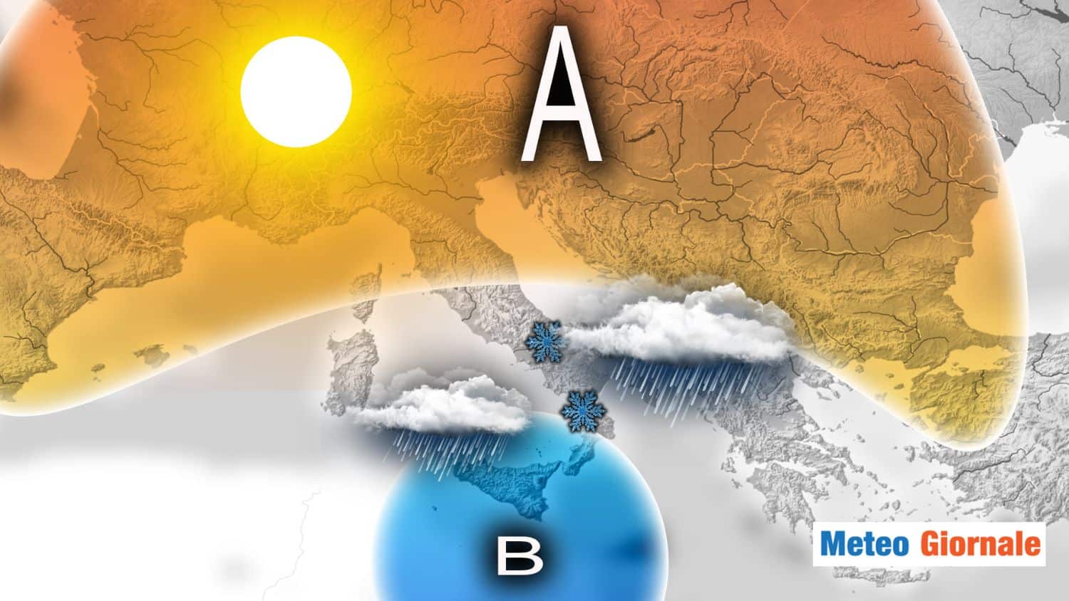 Meteo: il CICLONE terminale porta CAOS e altre sorprese