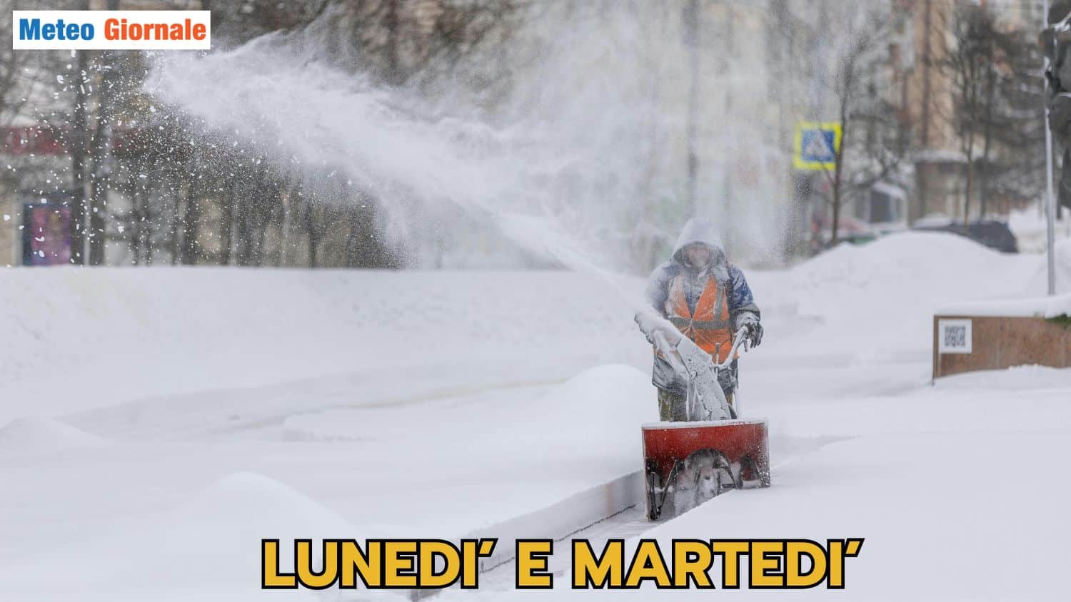 Meteo, “forti nevicate” Lunedì 7 e Martedì in SETTE Regioni italiane