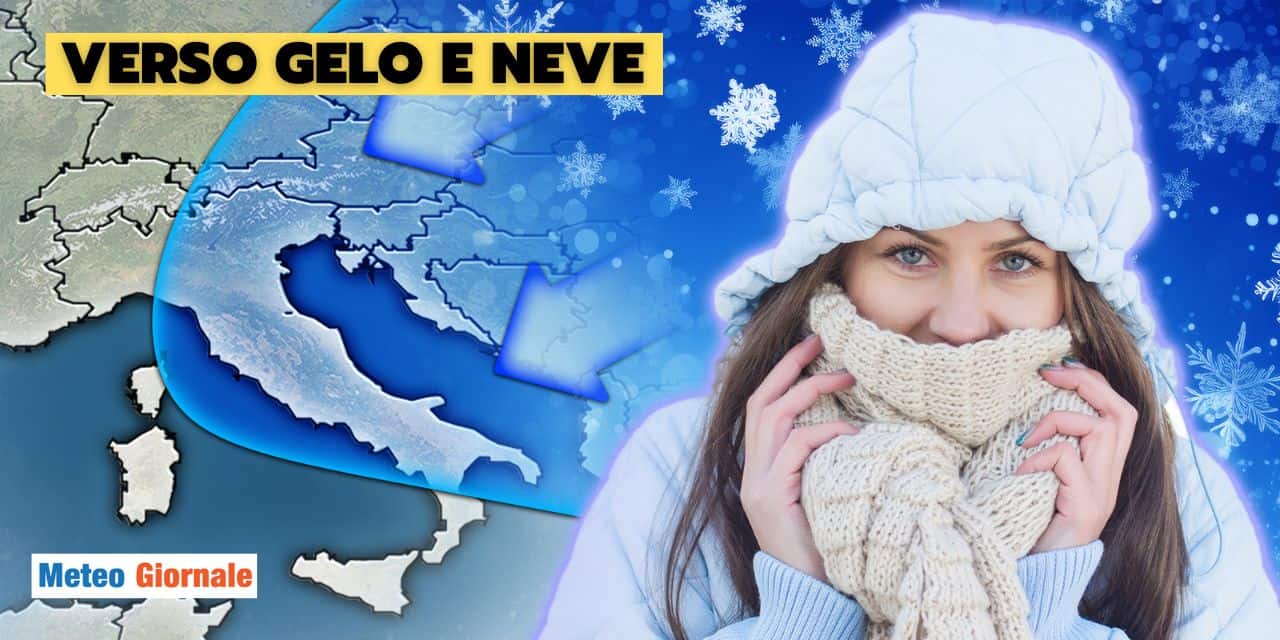 Ciclone in pieno Gennaio, nubifragi e neve