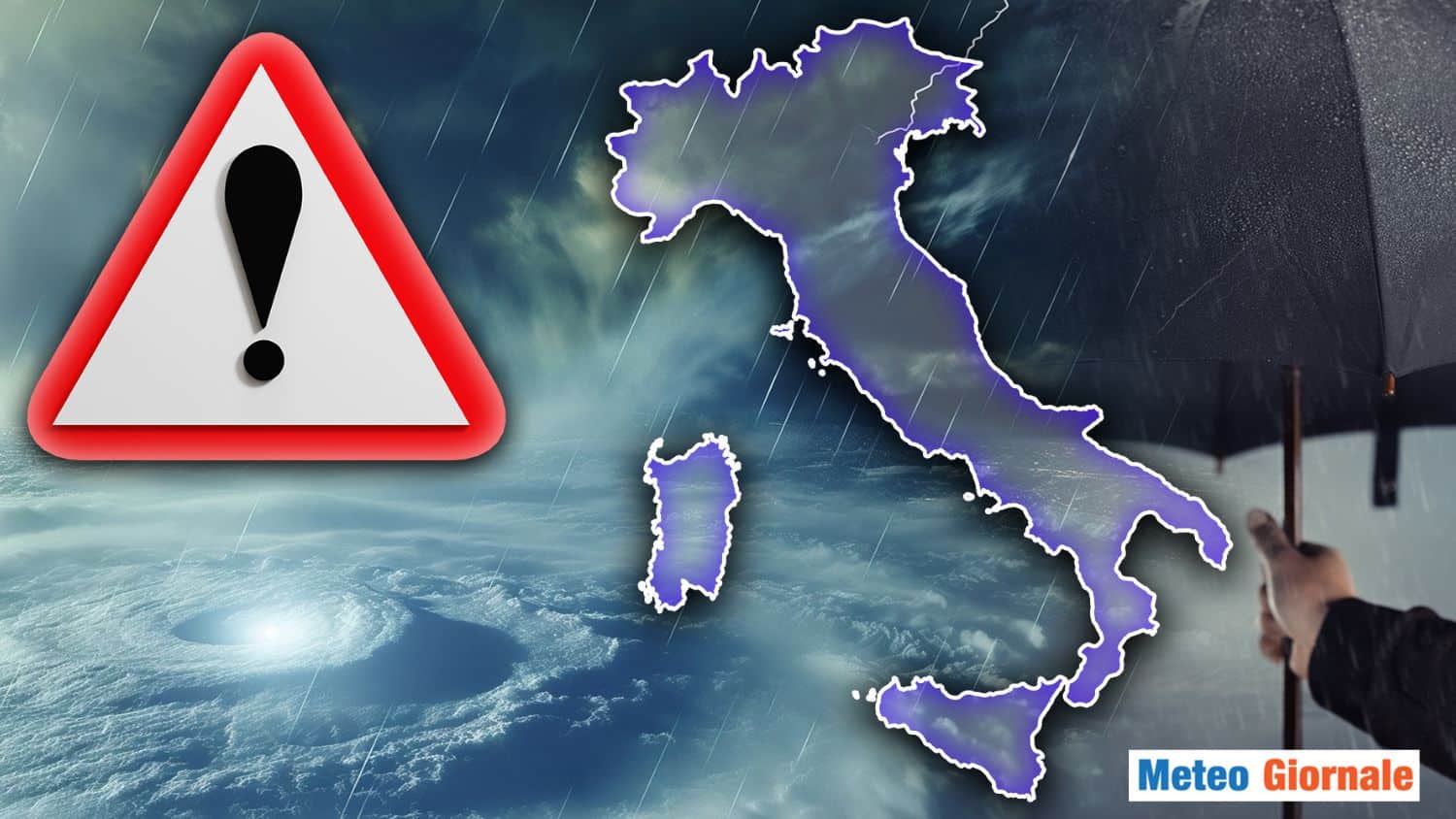 Tendenza Meteo: intenso VORTICE MEDITERRANEO e rischio di NUBIFRAGI