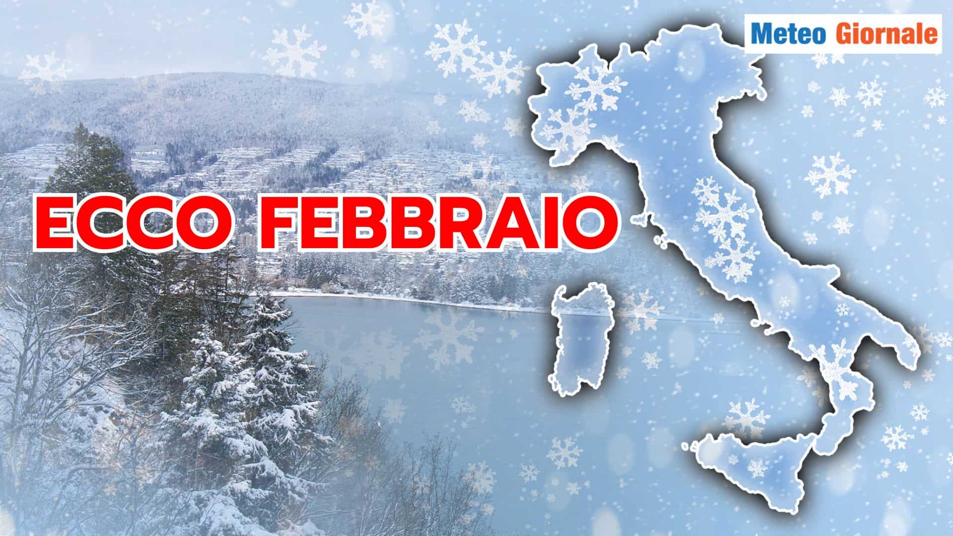 FEBBRAIO, il mese dal Meteo più GELIDO della storia
