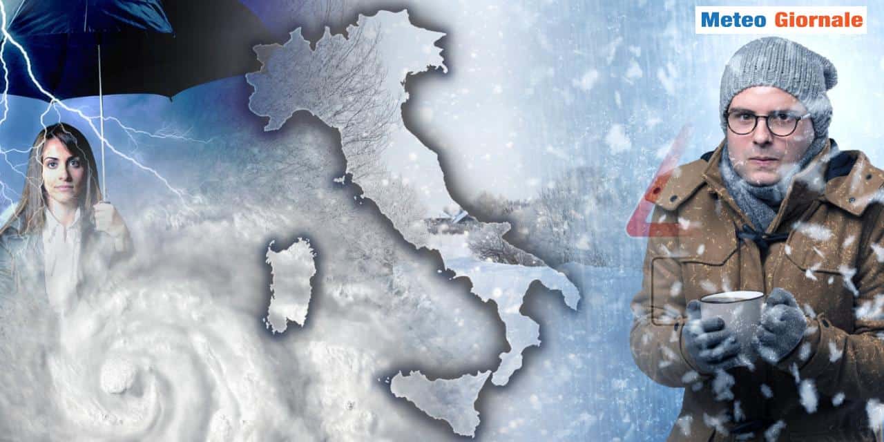 Prima il freddo da est e poi il forte maltempo