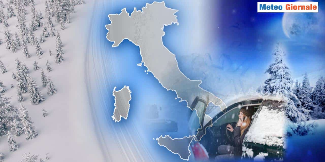 Temperature in calo e attese nevicate a bassa quota