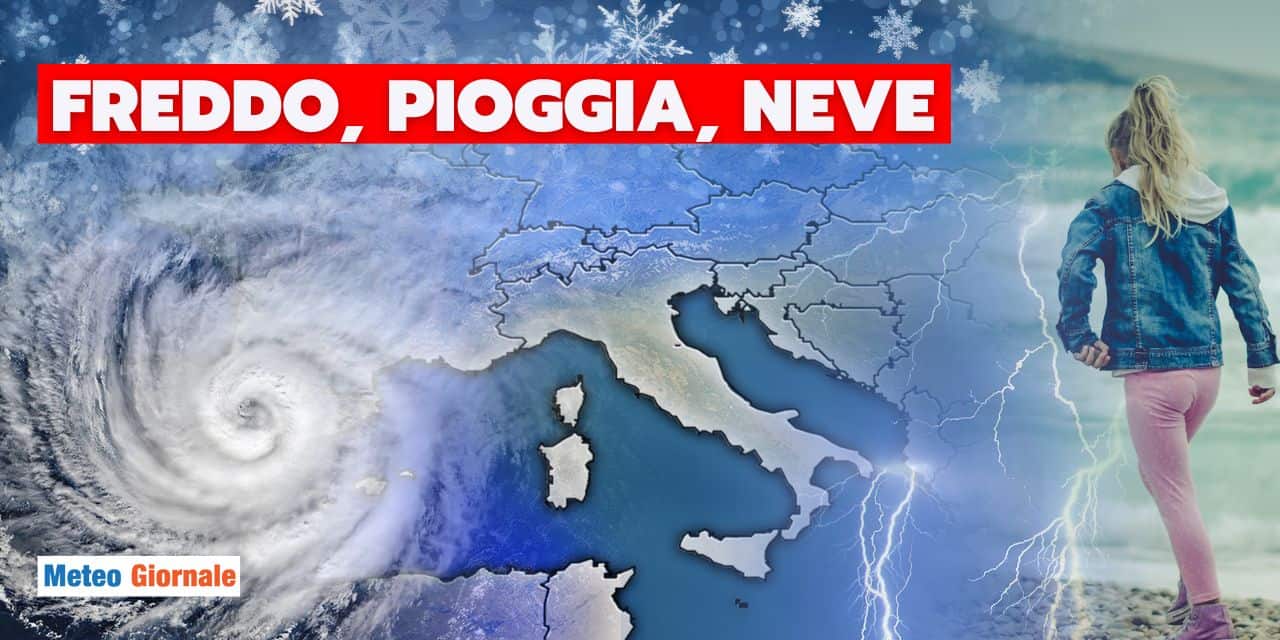 freddo pioggia neve meteo 2301