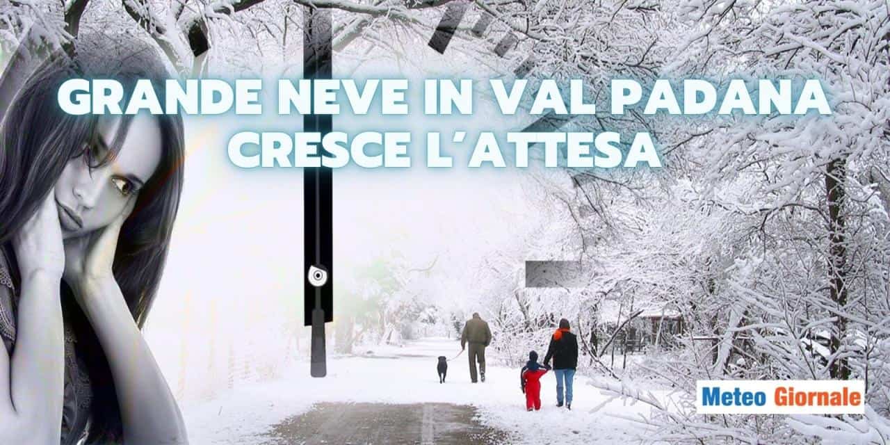 C'è attesa per il possibile ritorno della neve al Nord