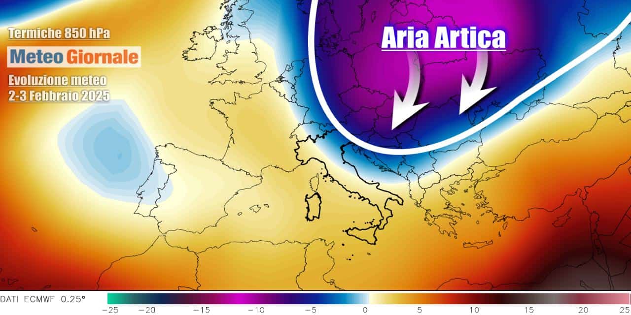 Scenario più invernale da inizio mese, forte raffreddamento su parte dell'Europa