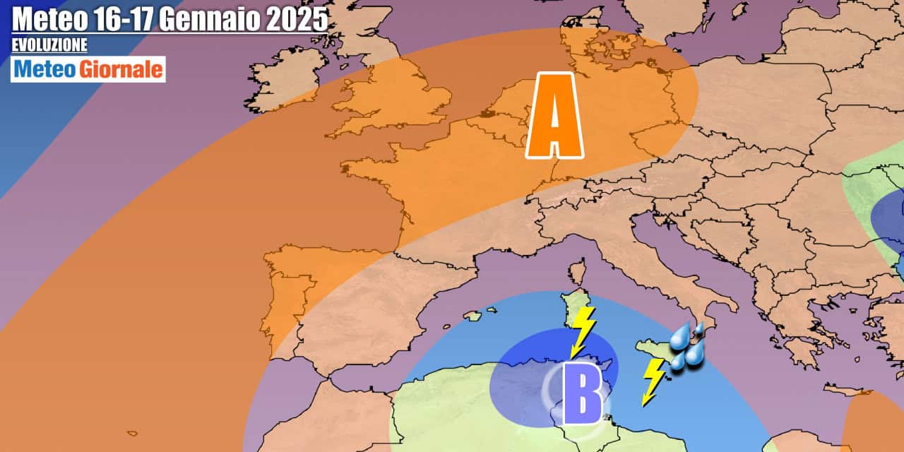 Maltempo tra estremo Sud ed Isole