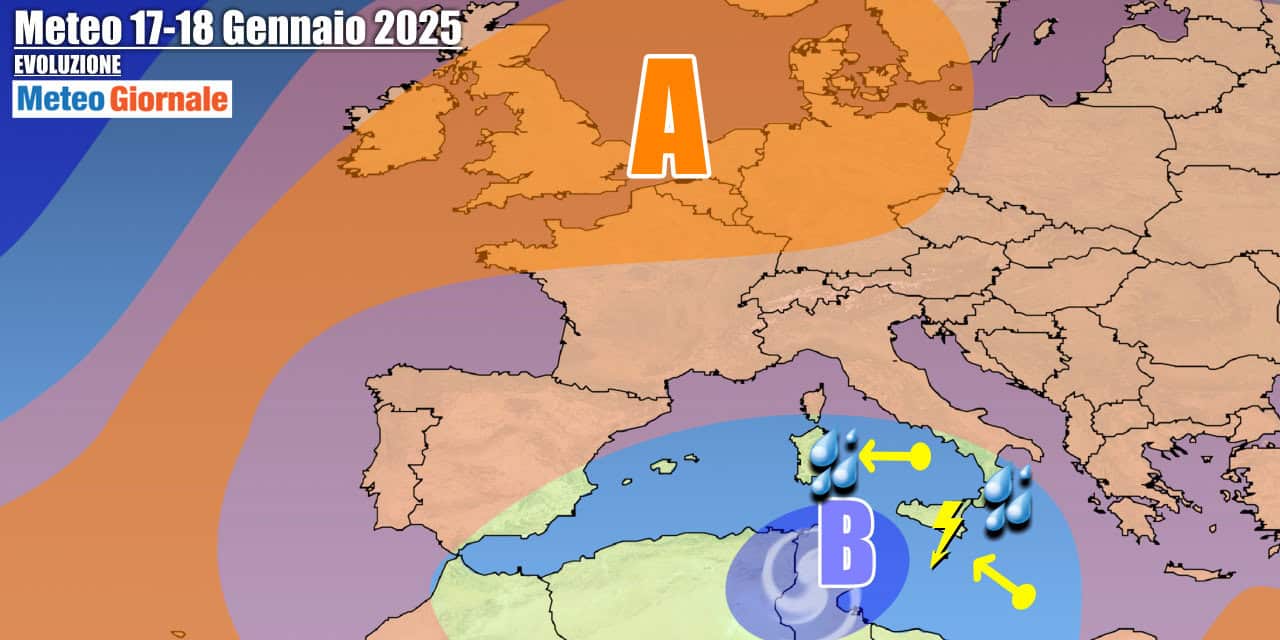 Circolazione ciclonica anche nel weekend