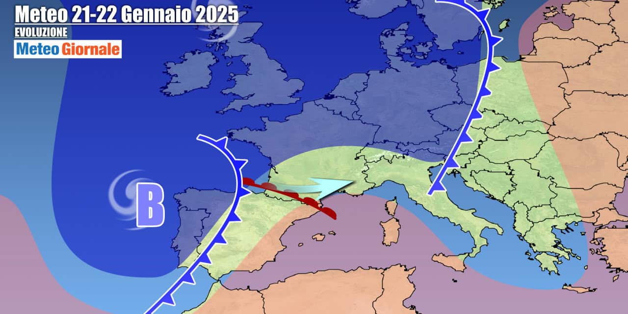 Riecco le perturbazioni atlantiche