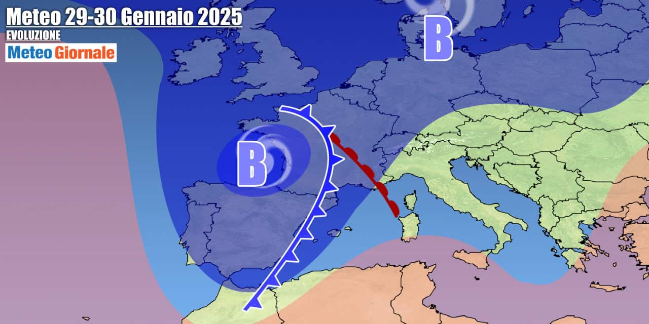 Fine Gennaio con un po' di variabilità senza freddo