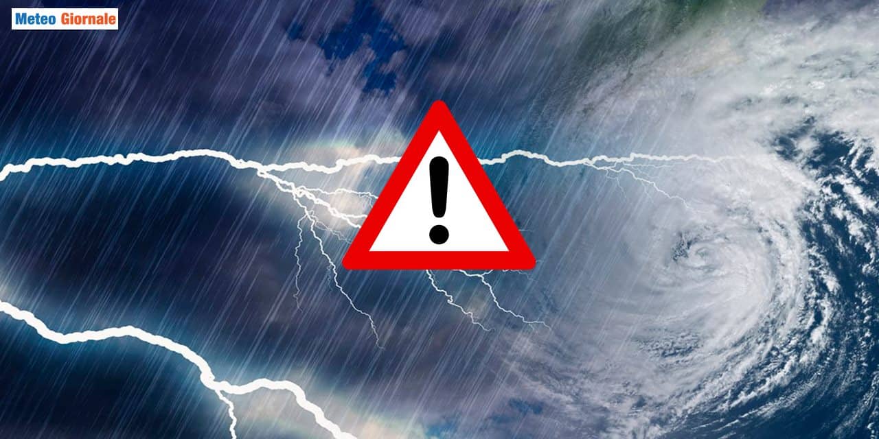 Meteo: Ciclone violento, rischio NUBIFRAGI su 3 regioni
