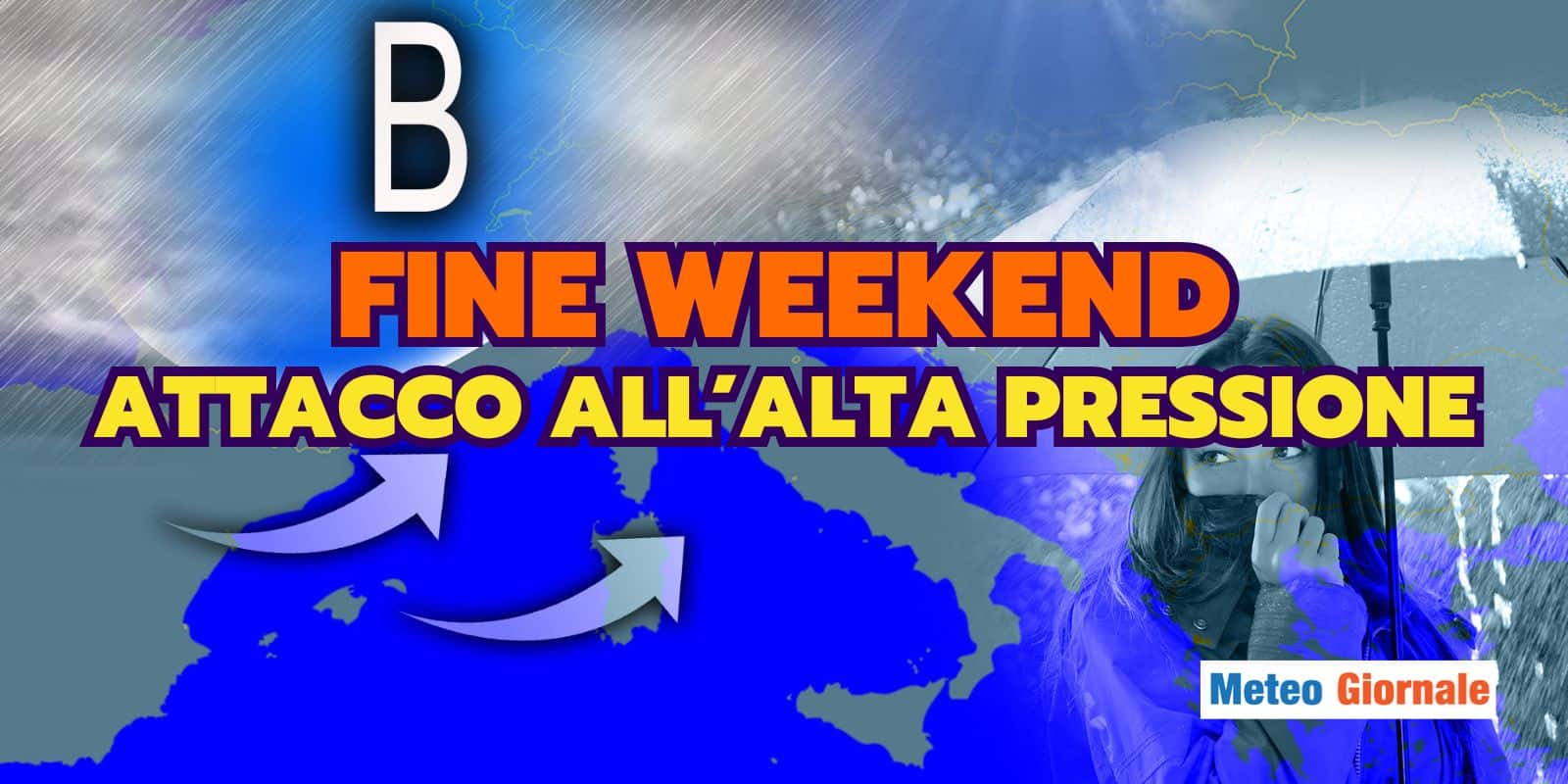 meteo fine weekend stop alta pressione 22 fdfdagas