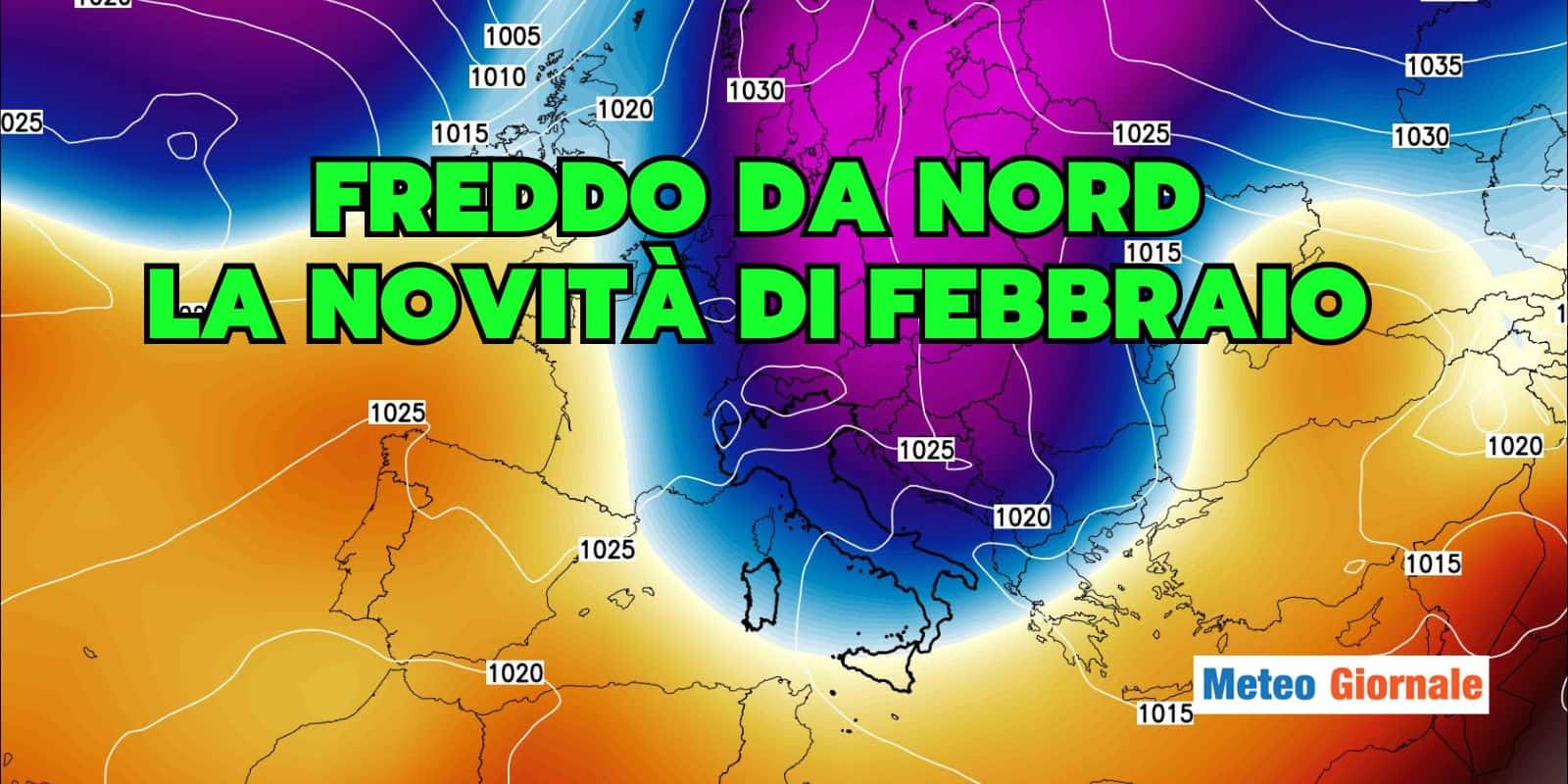 Meteo: irruzione artica nel cuore d’Europa, dal Weekend anche l’Italia coinvolta
