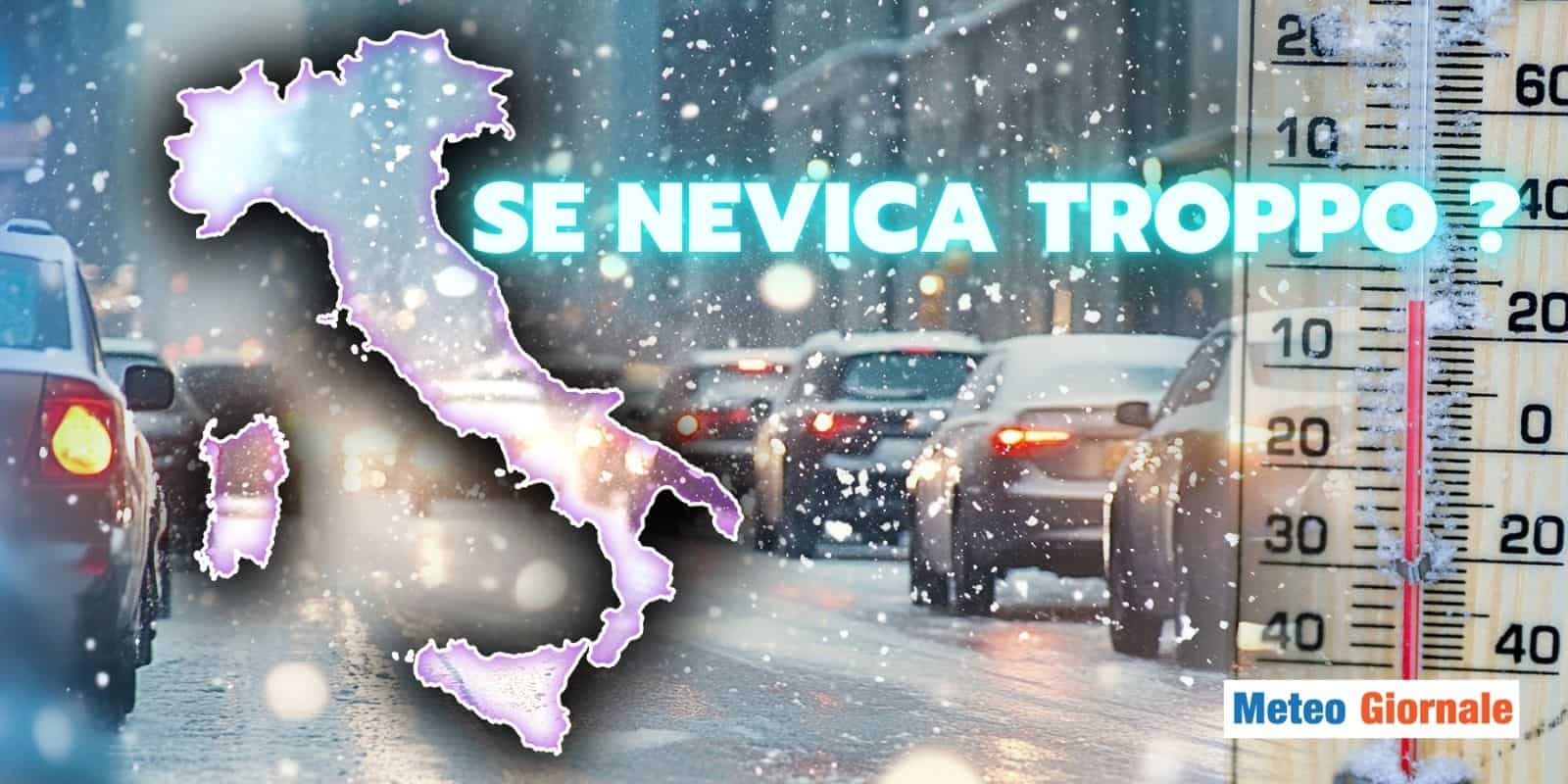 Meteo Gennaio e Febbraio: il rischio della troppa neve!