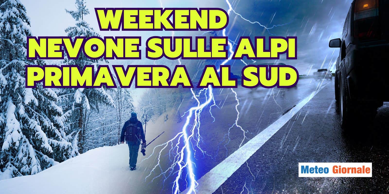 meteo weekend neve alpi primavera sud fdfdagas