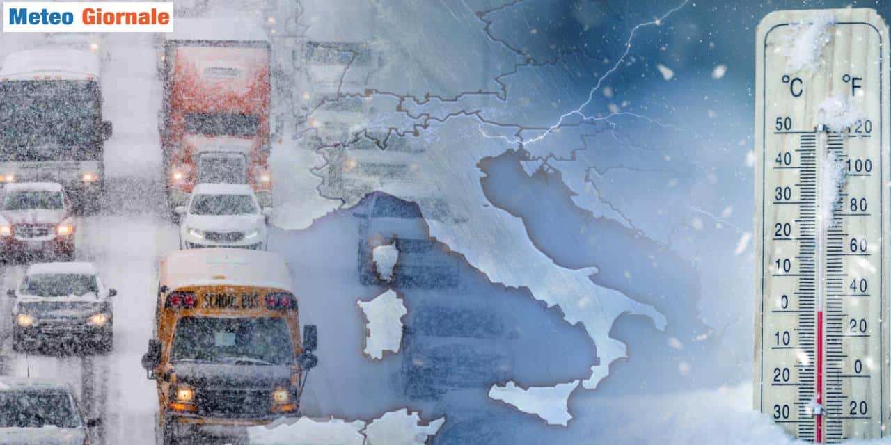 Meteo: dopo Epifania cambia tutto, con ritorno della neve forte in pianura