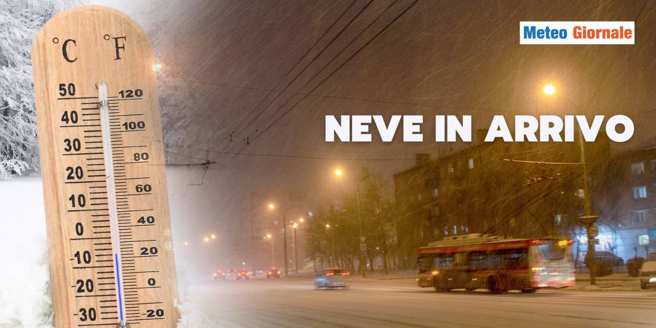 Meteo: modello europeo a tutta forza verso freddo e NEVE