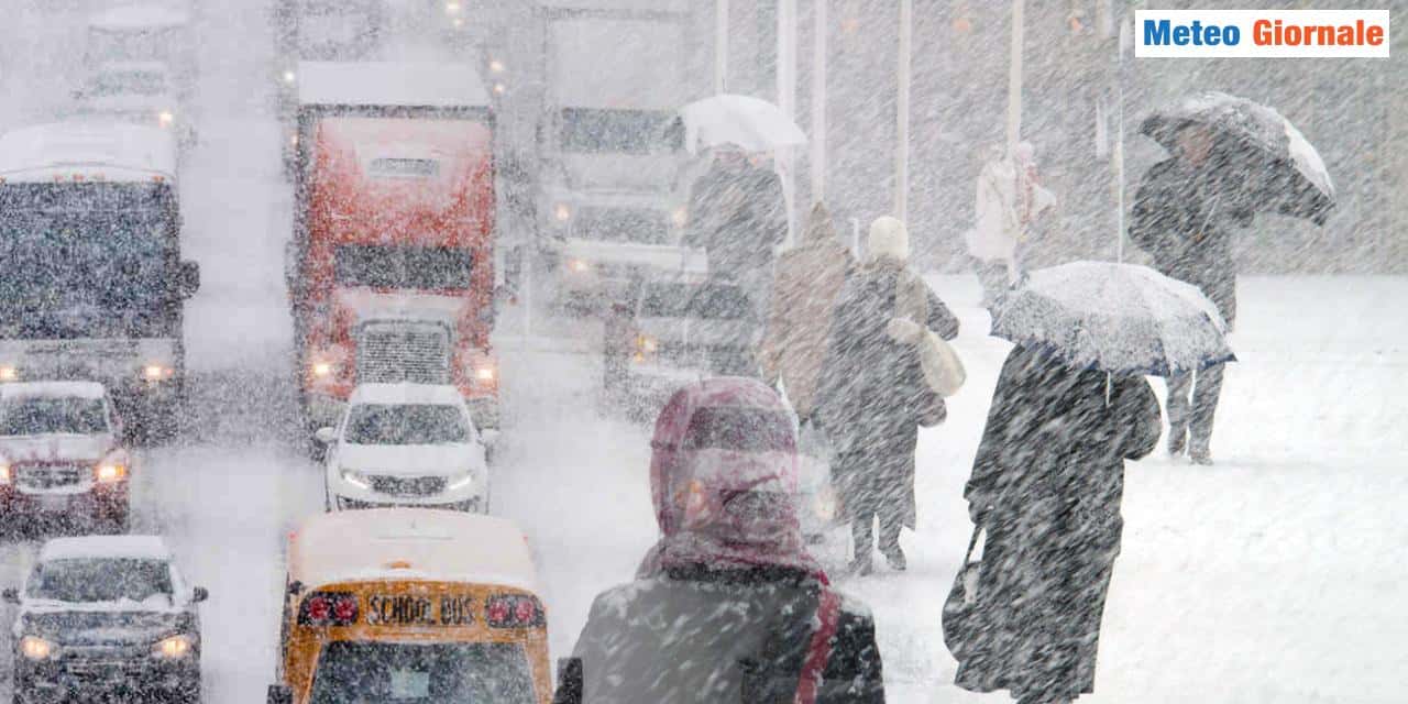 Meteo: fortissima neve a bassa quota tra Domenica 12 e Lunedì 13, ecco dove