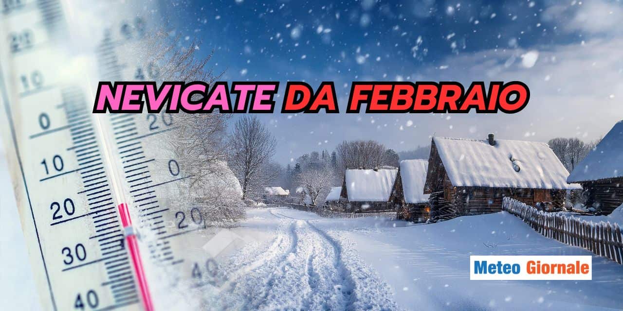 nevicate da febbraio