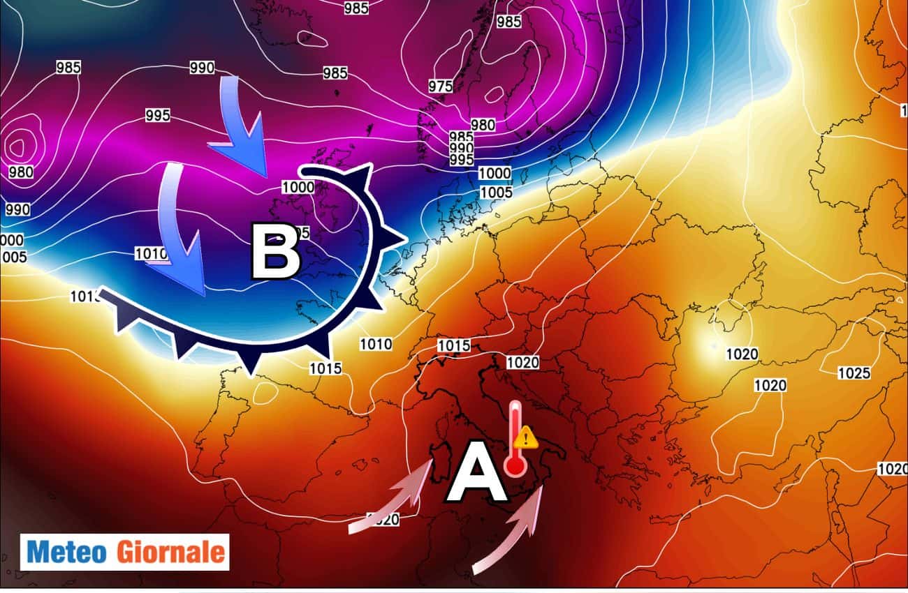 Meteo WEEKEND: rimonta dell’Alta Pressione, ma NUOVA perturbazione in arrivo