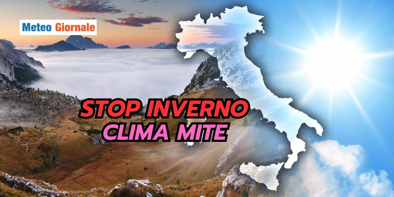 stop inverno clima mite