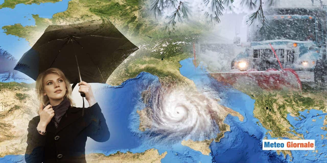 Tre giorni di CICLONE: tra neve e nubifragi su molte regioni