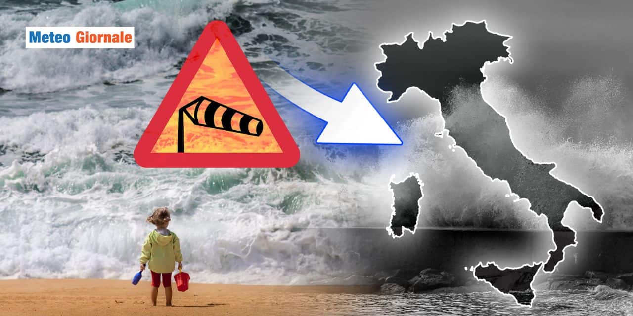 Meteo: che ventaccio tra poche ore! Raffiche oltre 100 km/h