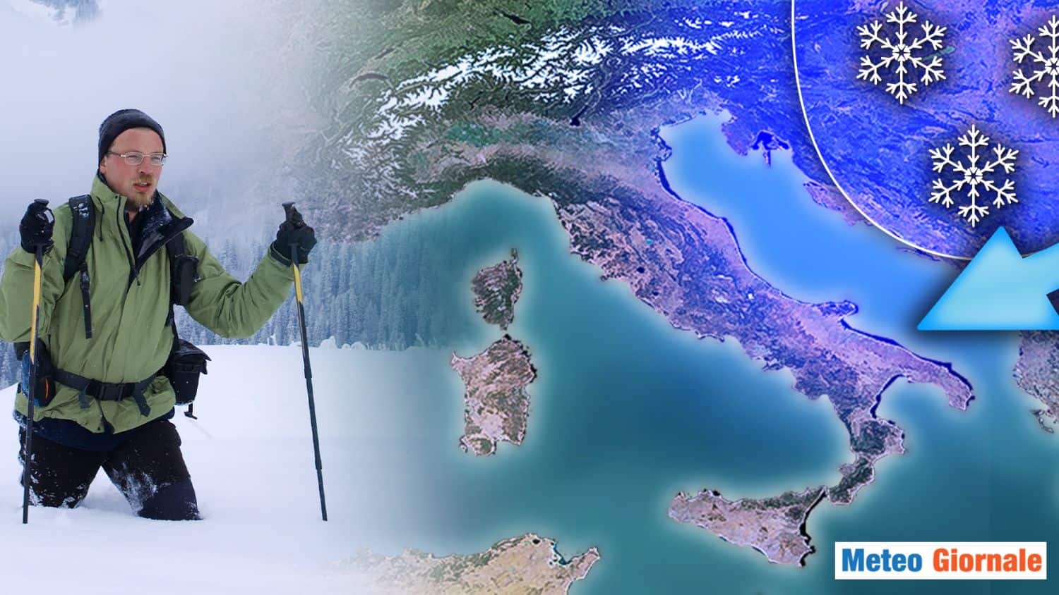Meteo: nel WEEKEND arriva il FREDDO con la NEVE, ma solo su queste regioni!