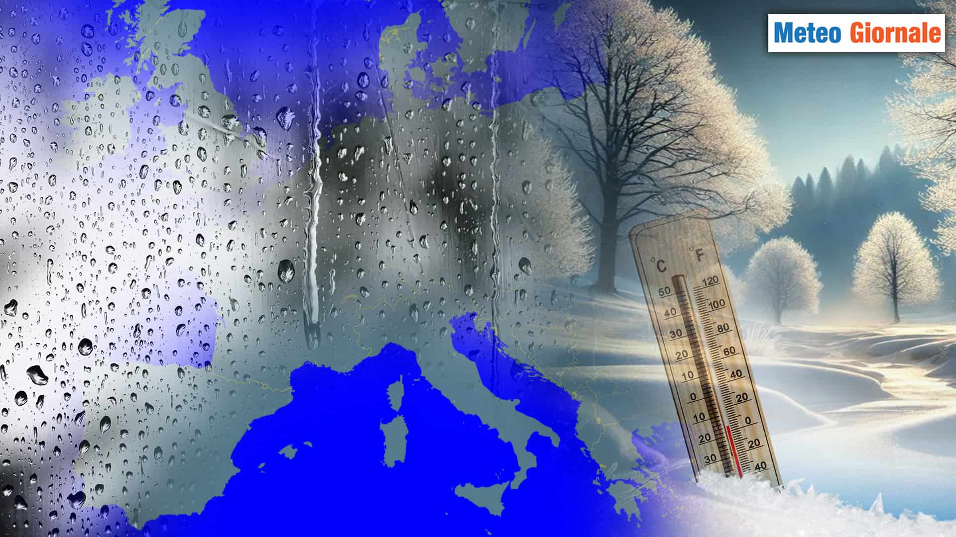 Meteo: Prima qualche pioggia, poi torna il Crudo Inverno