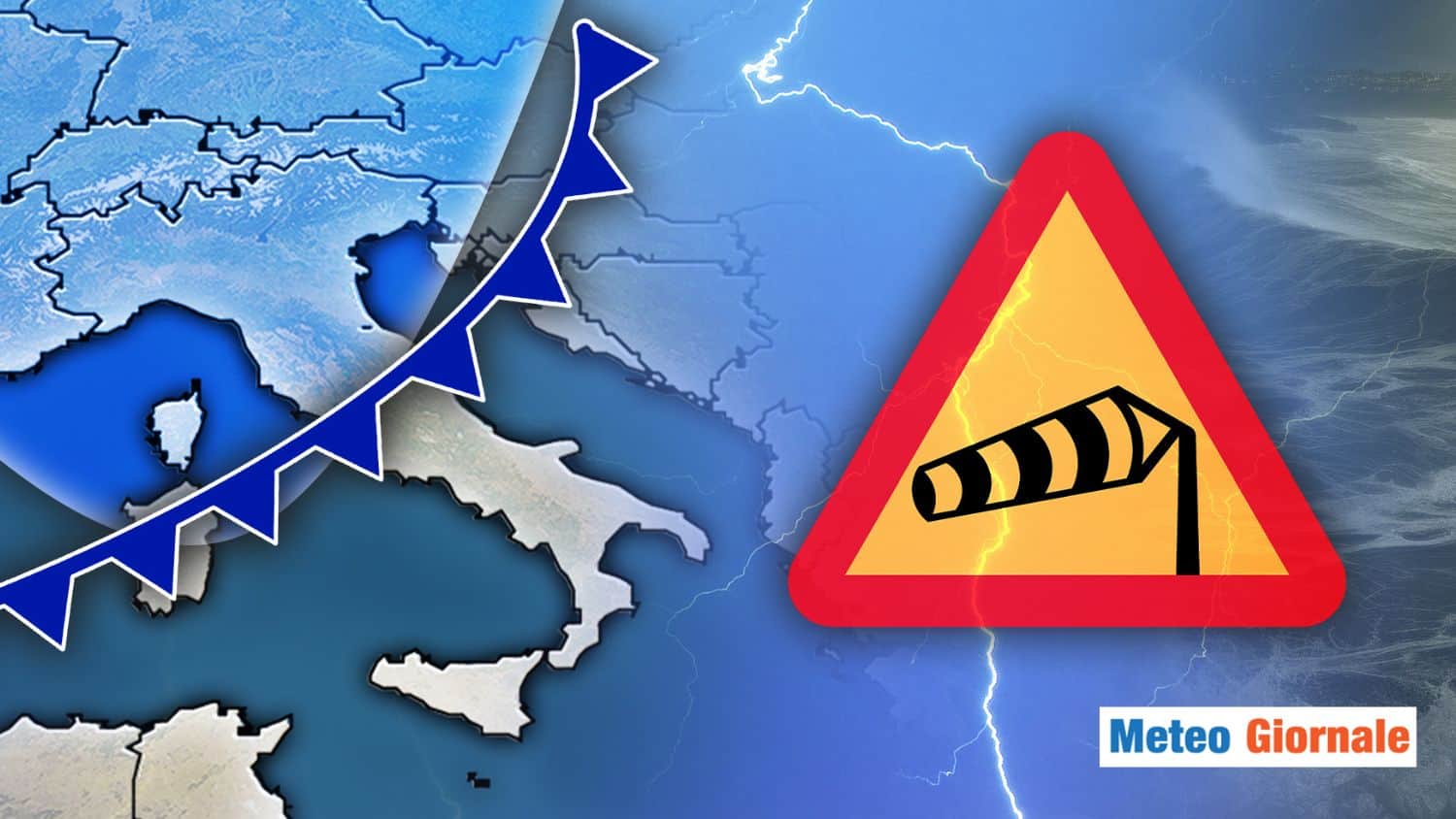 Meteo, Burrasca in arrivo: venti a 100 km/h e onde fino a 3 metri su queste Regioni