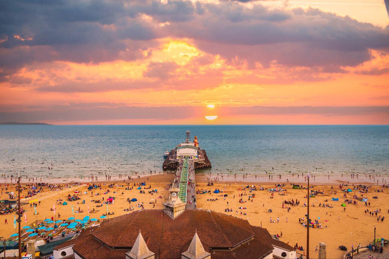Viaggio nel Regno Unito. Scoprire le spiagge dorate di Bournemouth