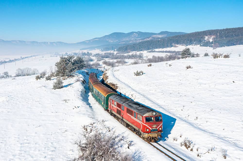 Bulgaria is covered in snow