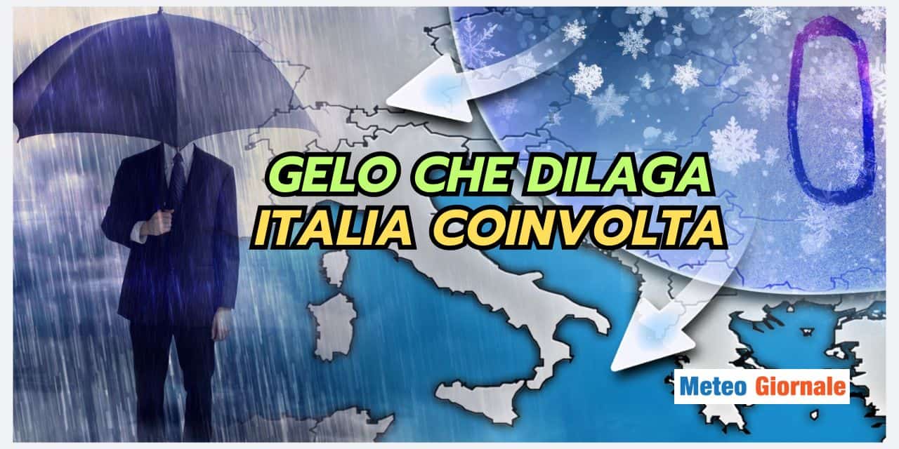 Ribaltone meteo clamoroso, spunta una data con GELO e NEVE