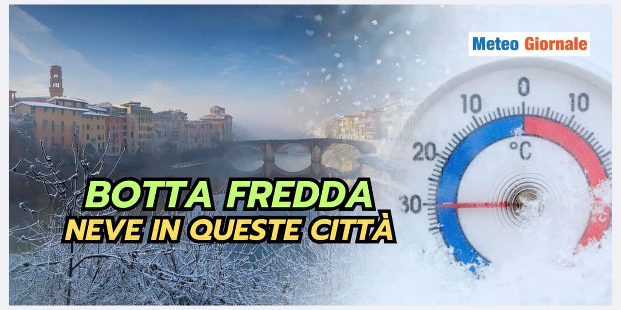 Colpo di scena meteo, neve nel weekend in queste città