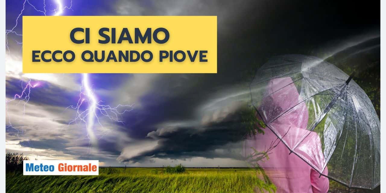 Meteo con piogge diffuse, le regioni coinvolte e la quota neve