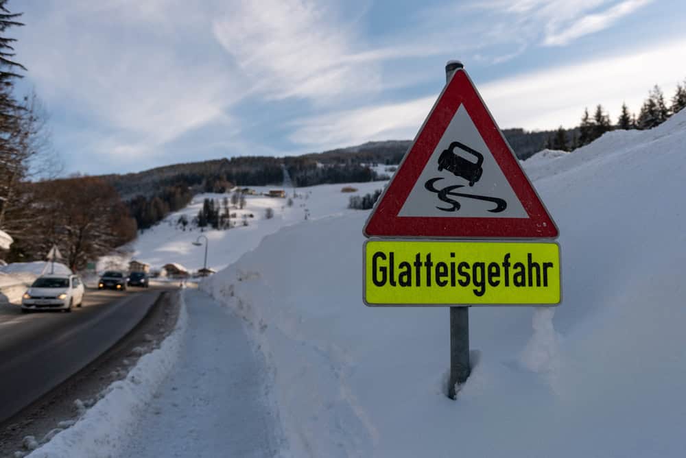 Styria light snowfall
