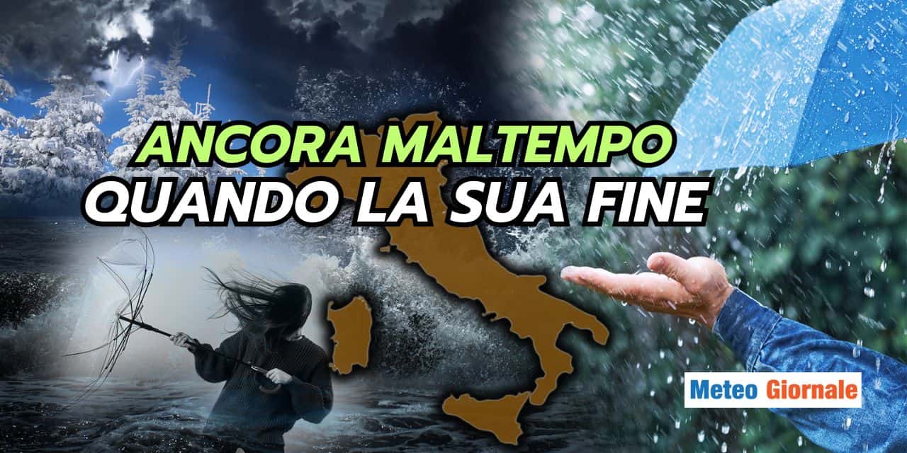 Meteo ultimissime: maltempo e neve in queste CITTA’ poi ribaltone