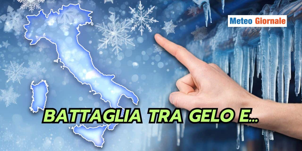 Scontro meteo pazzesco tra GELO e… cosa succederà da questa data