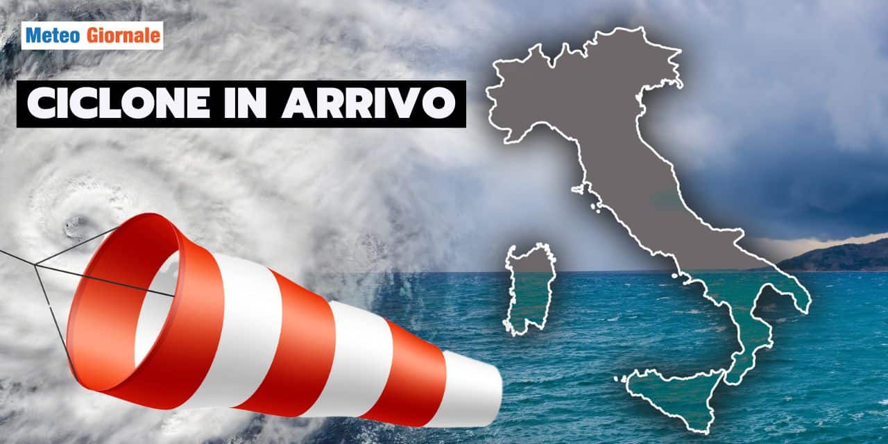 ciclone fine mese meteo 2102