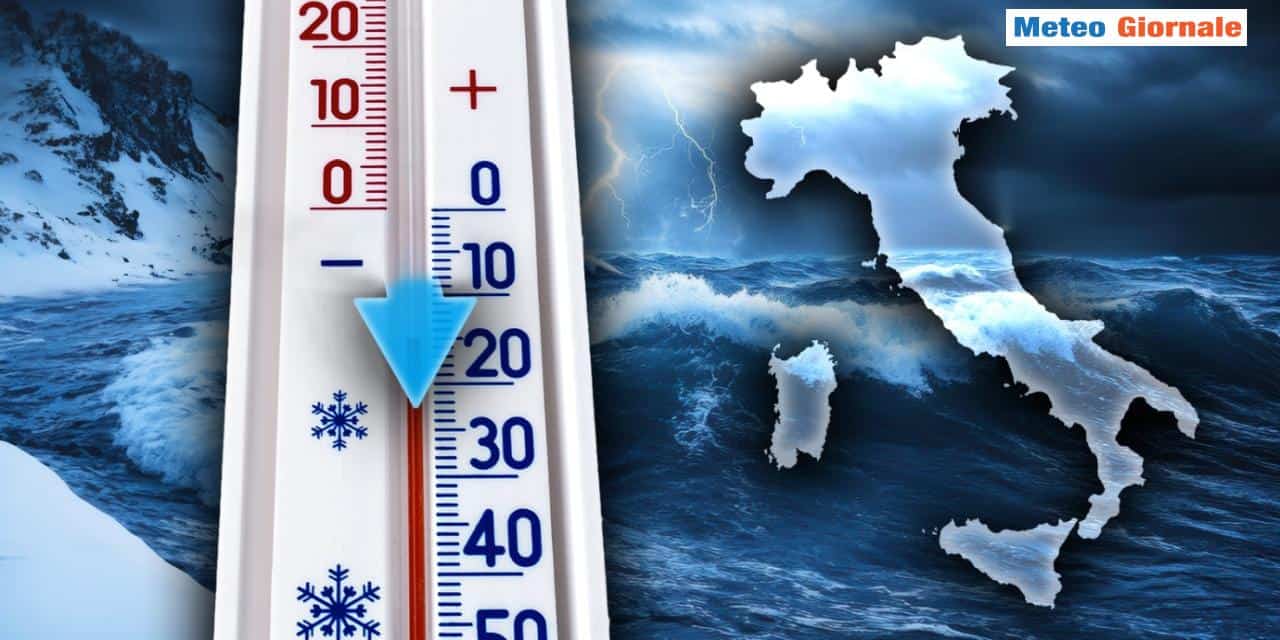 Meteo: crollo temperature in picchiata, torna l’Inverno