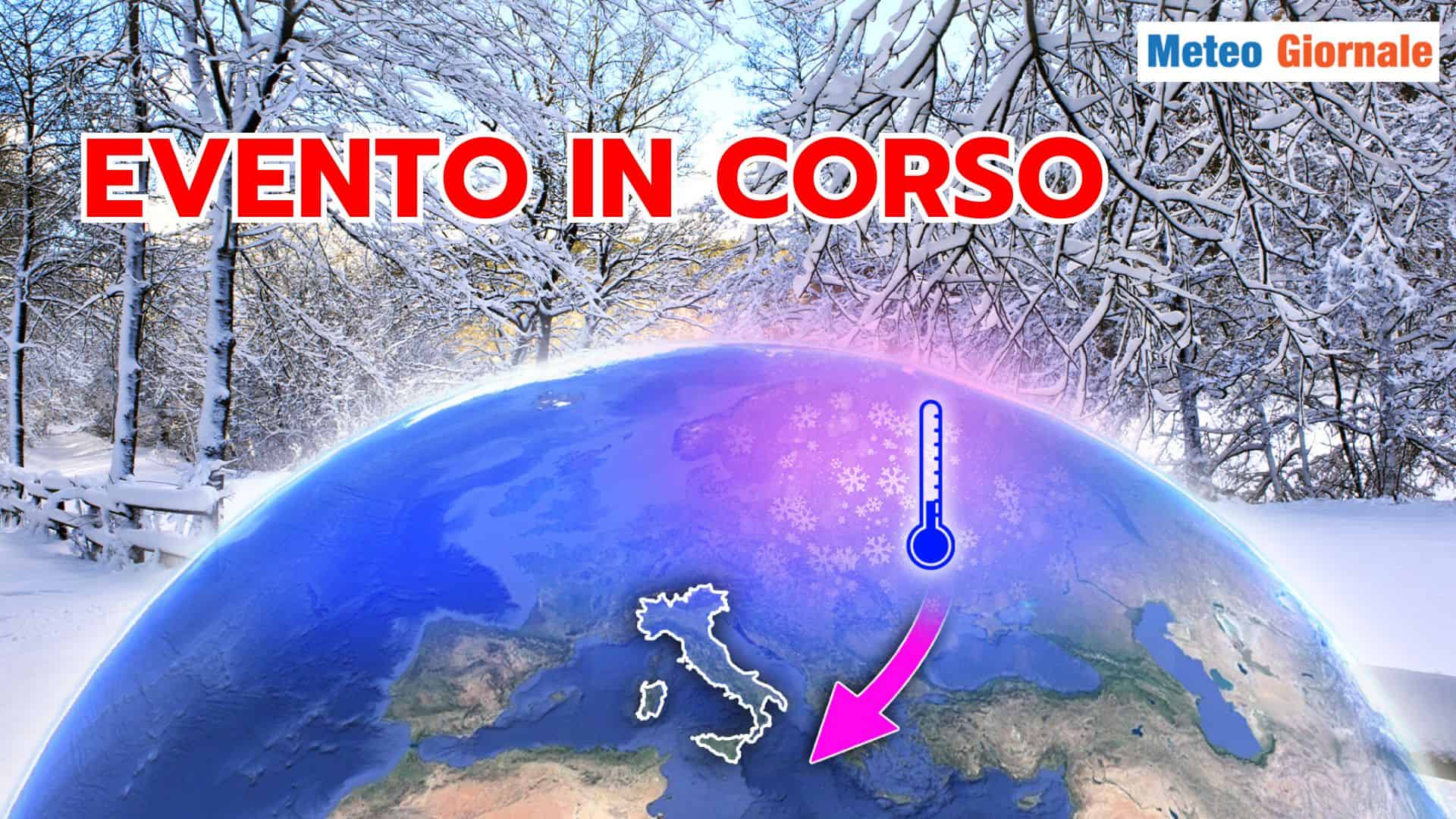 L’evento Meteo INVERNALE è in corso, in Italia qualcosa non va