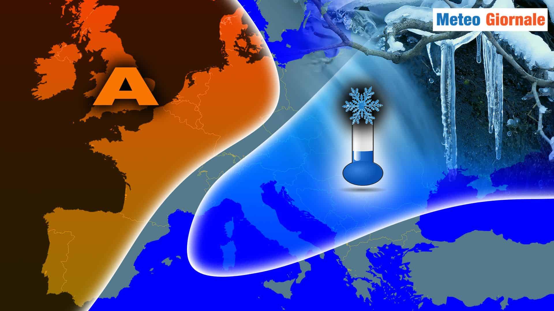 Meteo: il Vortice Polare minaccia un FEBBRAIO di FREDDO intenso
