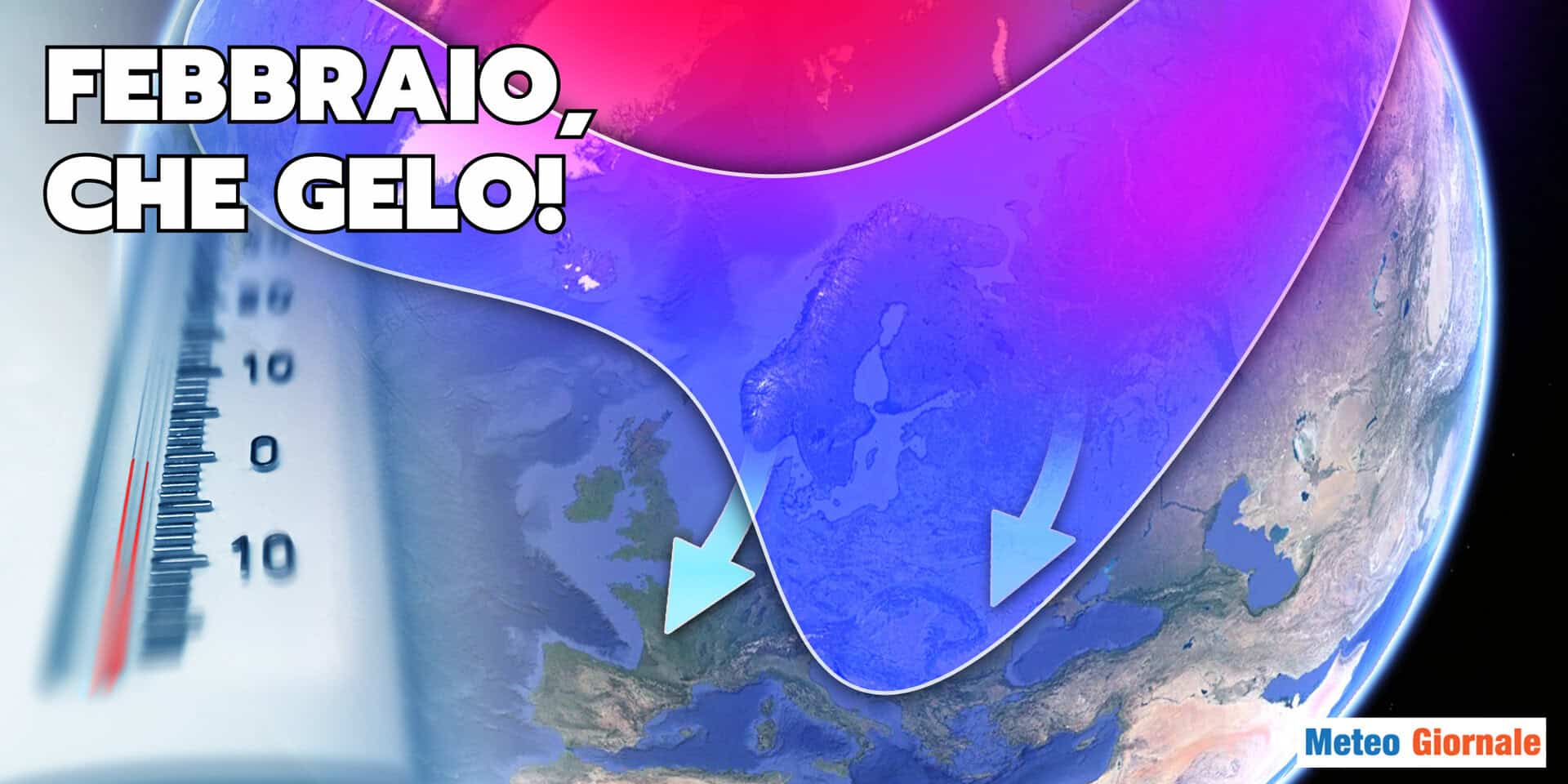 Meteo: forte rischio Europa congelata a metà Febbraio