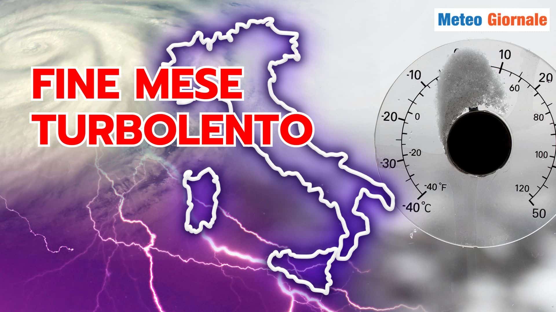 La porta del MALTEMPO si riaprirà presto e sarà Meteo turbolento