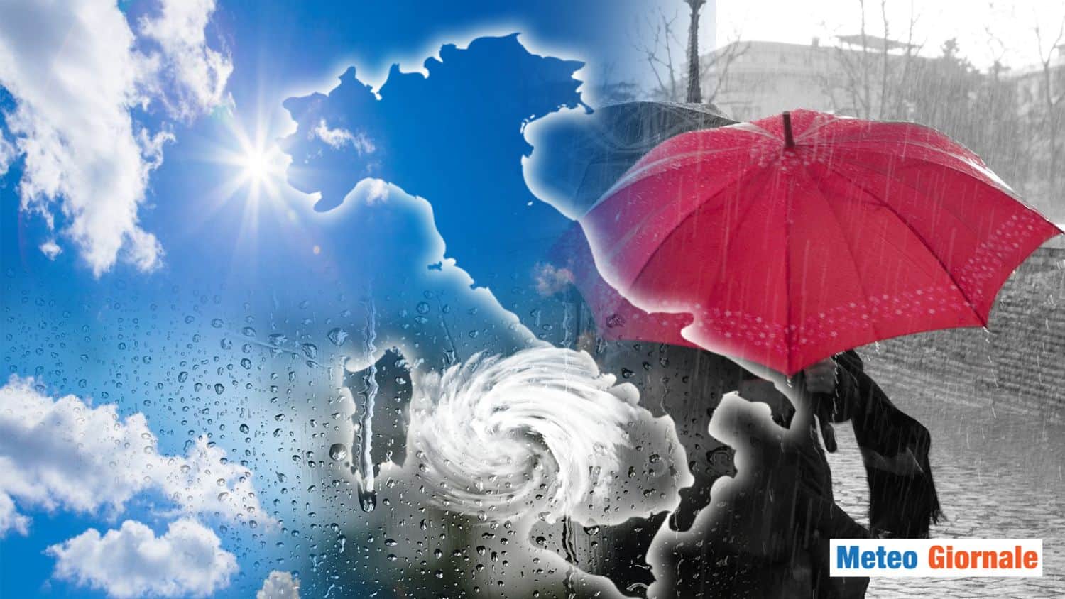 Meteo: vortice in AZIONE. Pioggia, NEVE, forti venti e CALO TERMICO.